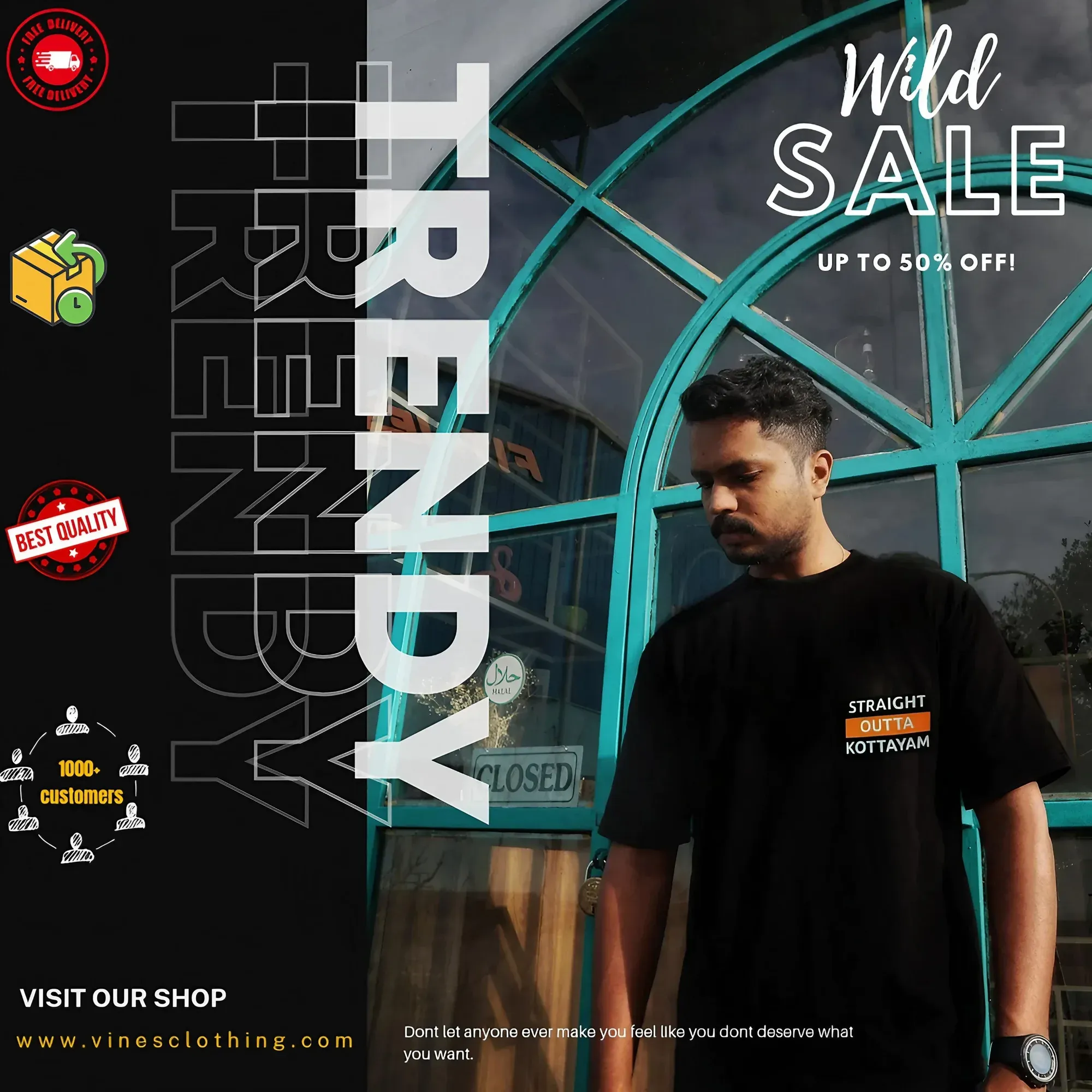 Straight Outta Kottayam custom t-shirt